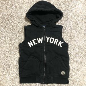 POLO Ralph Lauren Black Cotton Hoodie Vest • 4